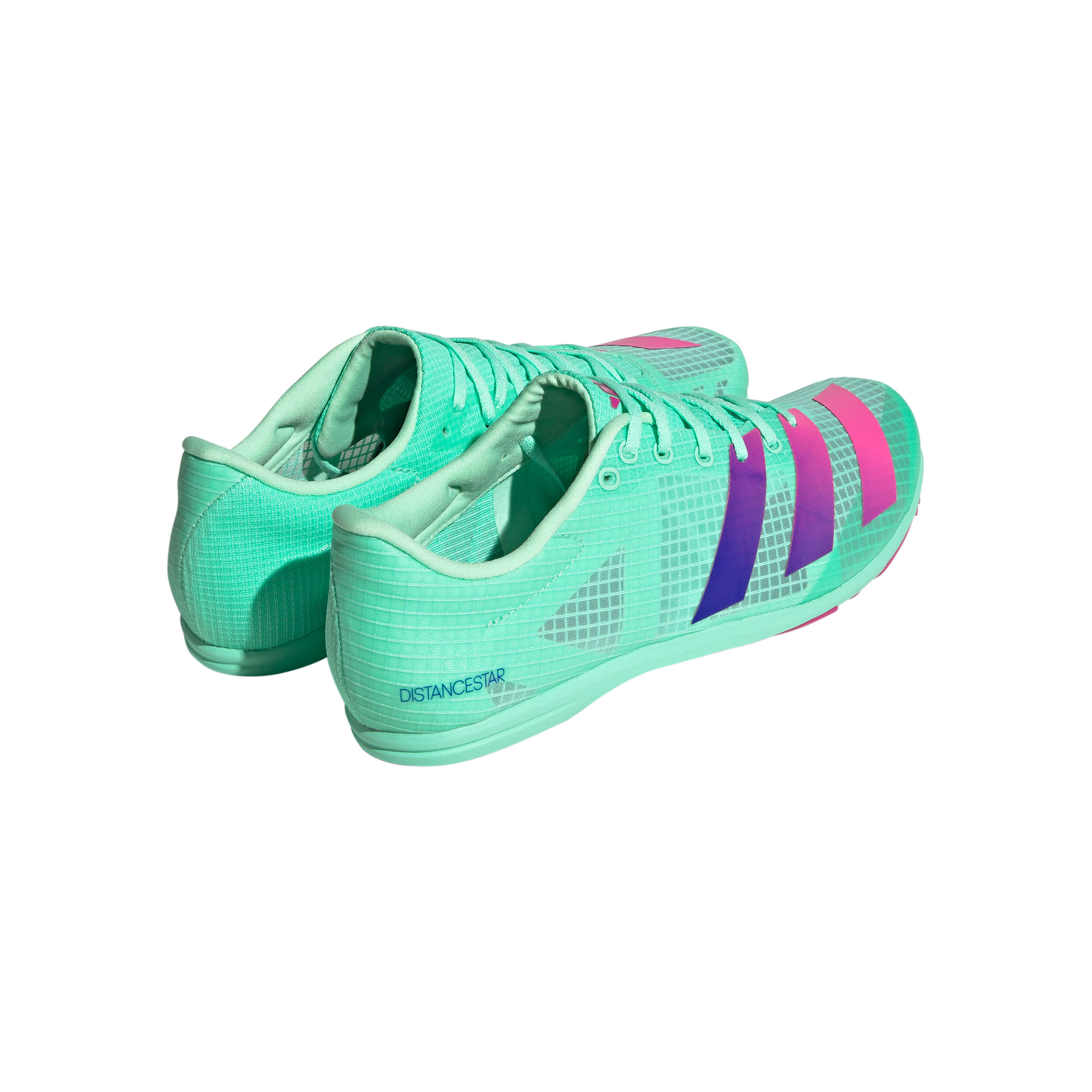 Buy adidas Distancestar Spike Shoes Turquoise Violet online