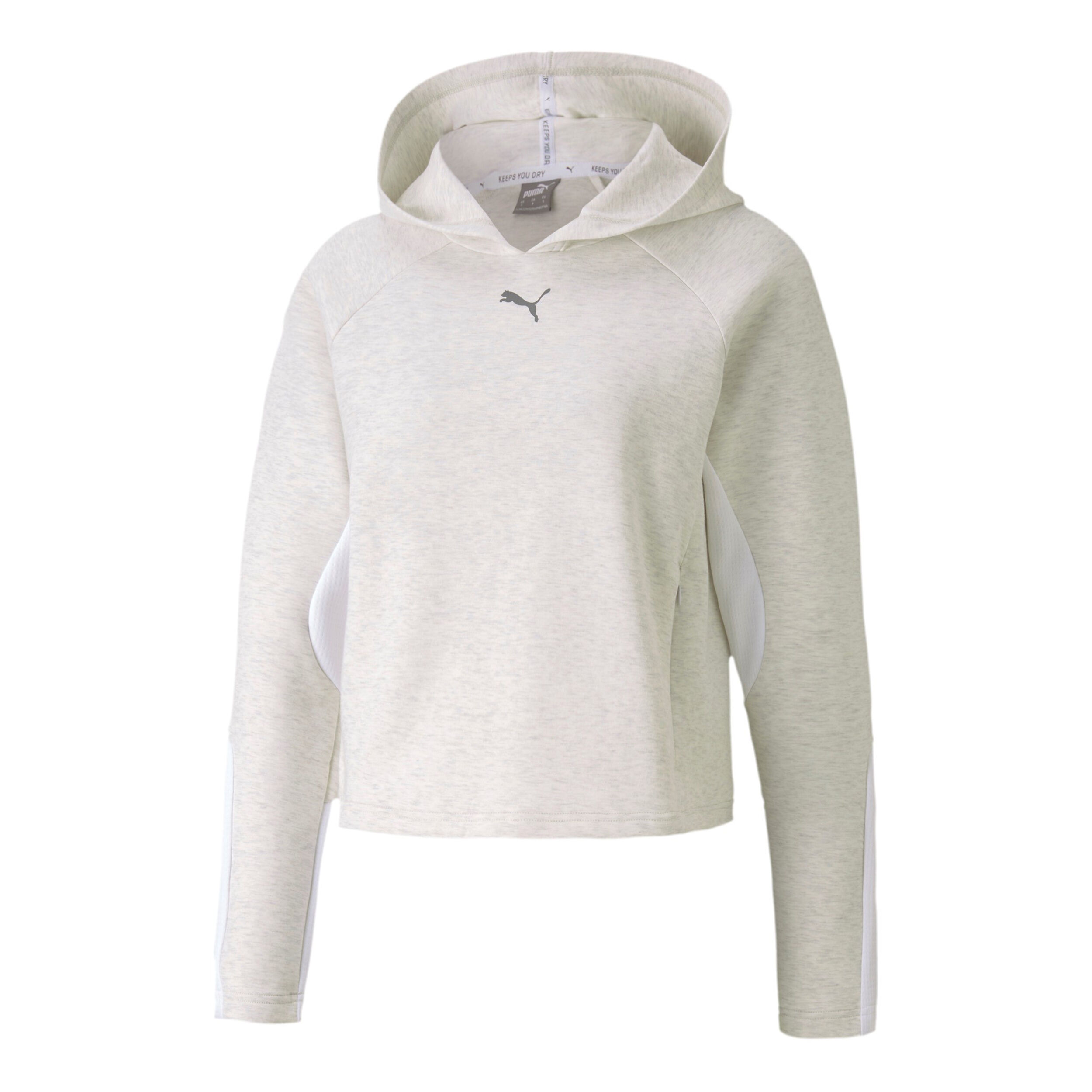 Buy Puma Evostripe Hoody Women Cream Grey in size M online Running Point COM