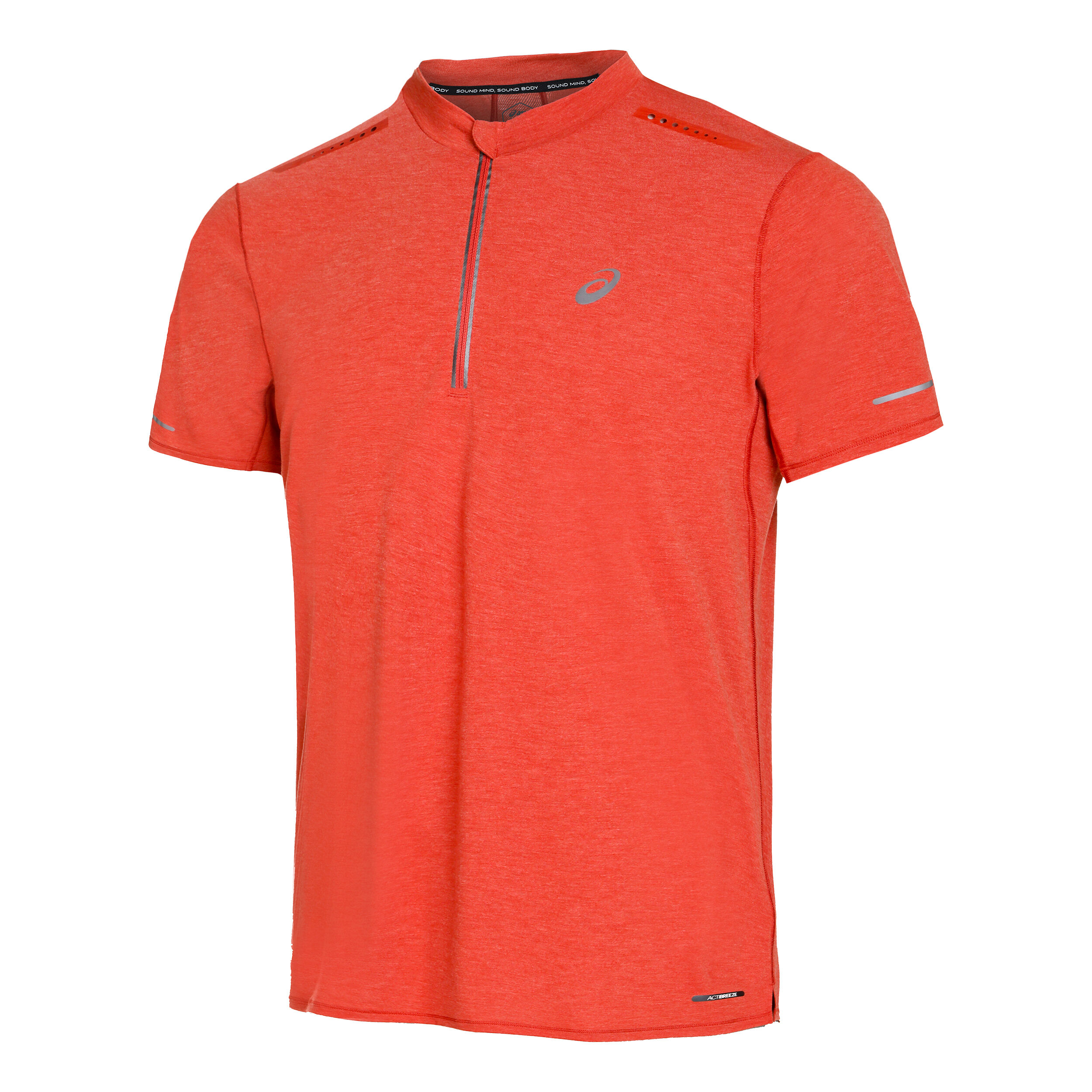 Half zip short sleeve running top deals