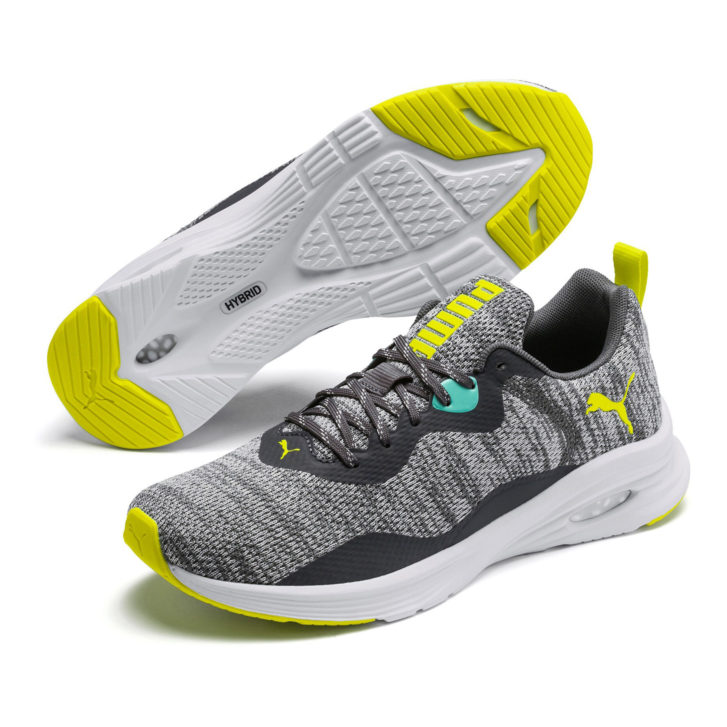 Buy Puma Hybrid Fuego Knit Sneakers Men Grey White online Running Point COM