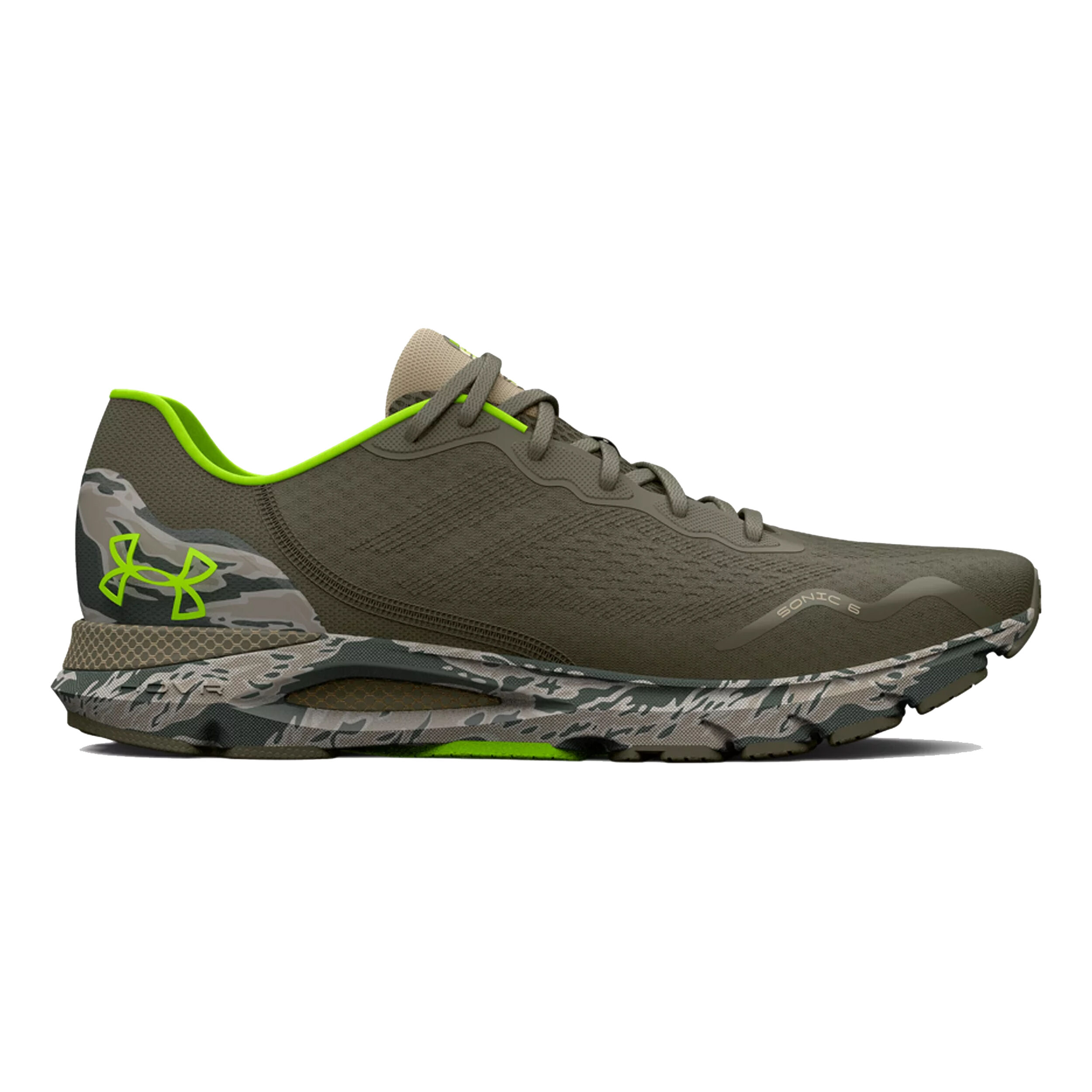 Buy Under Armour HOVR Sonic 6 Camo Neutral Running Shoe Men Dark Green Light Green online Running Point COM