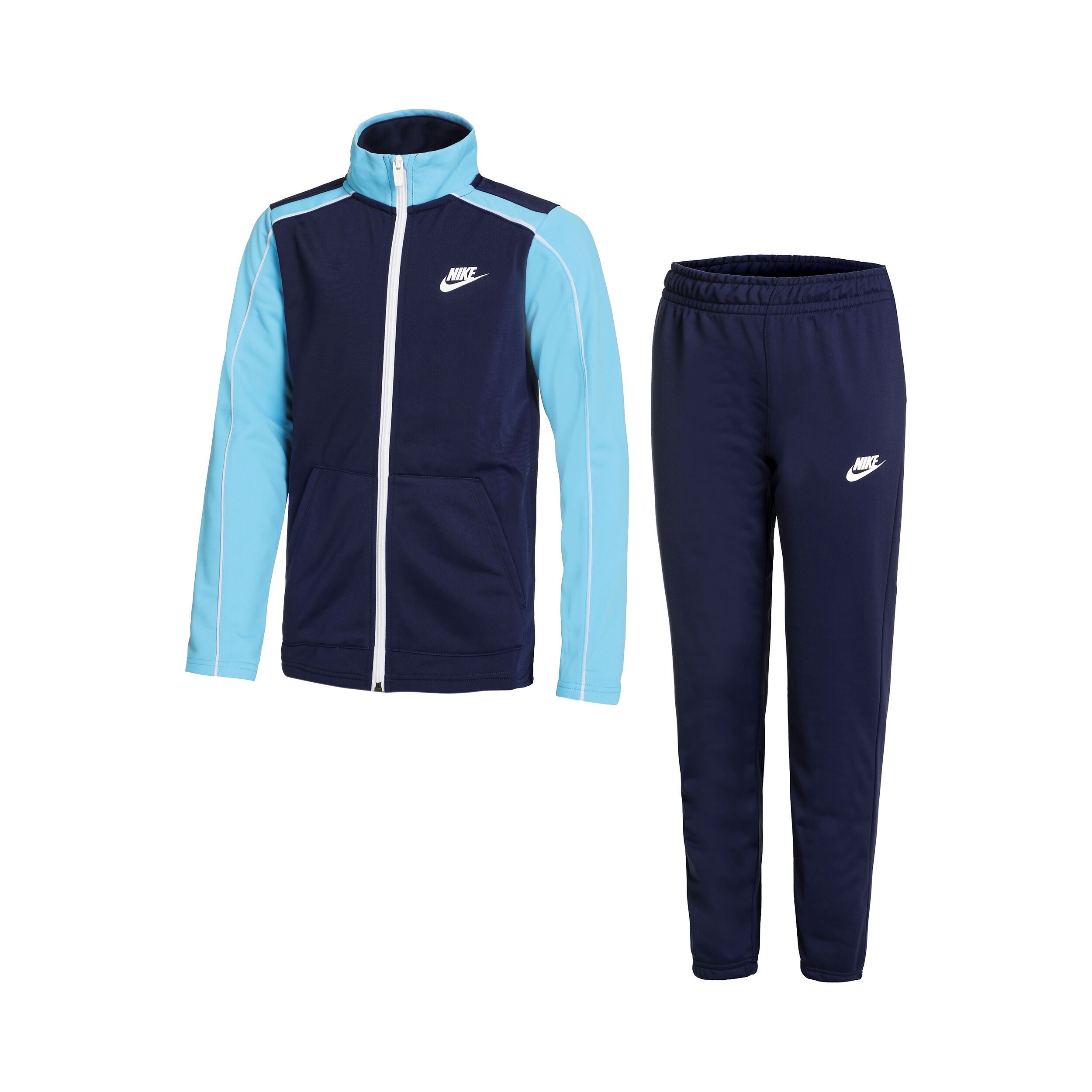 Buy Nike Sportswear Futura Tracksuit Boys Dark Blue Turquoise in size XS online Running Point COM