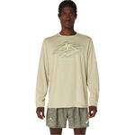 ASICS Clothing ASICS Fujitrail Logo Running Shirt Men-Green