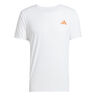 Adizero Running Shirt Men-White,Orange