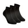 Core Dry Mid Running Socks 3 Pack-Black