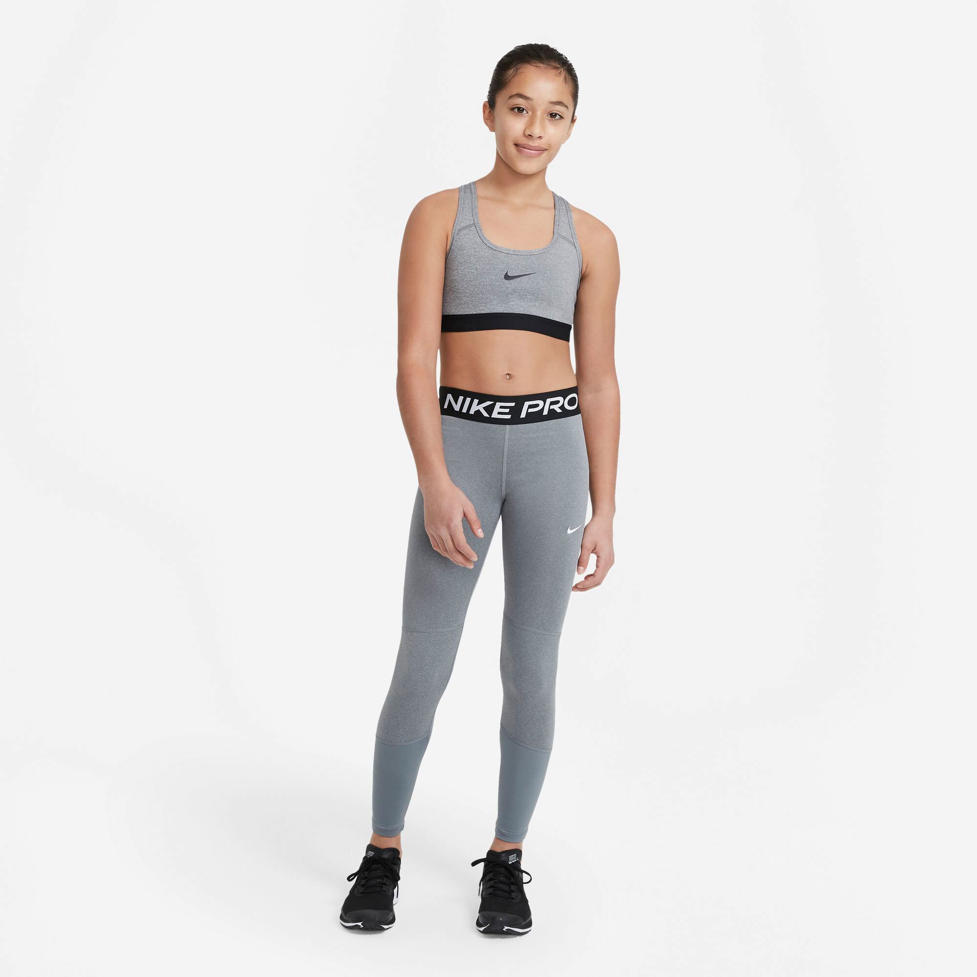Girls grey nike best sale