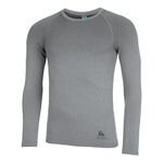 Odlo Clothing Odlo BL Top Crew Neck Performance Light Eco Running Top Men-Grey