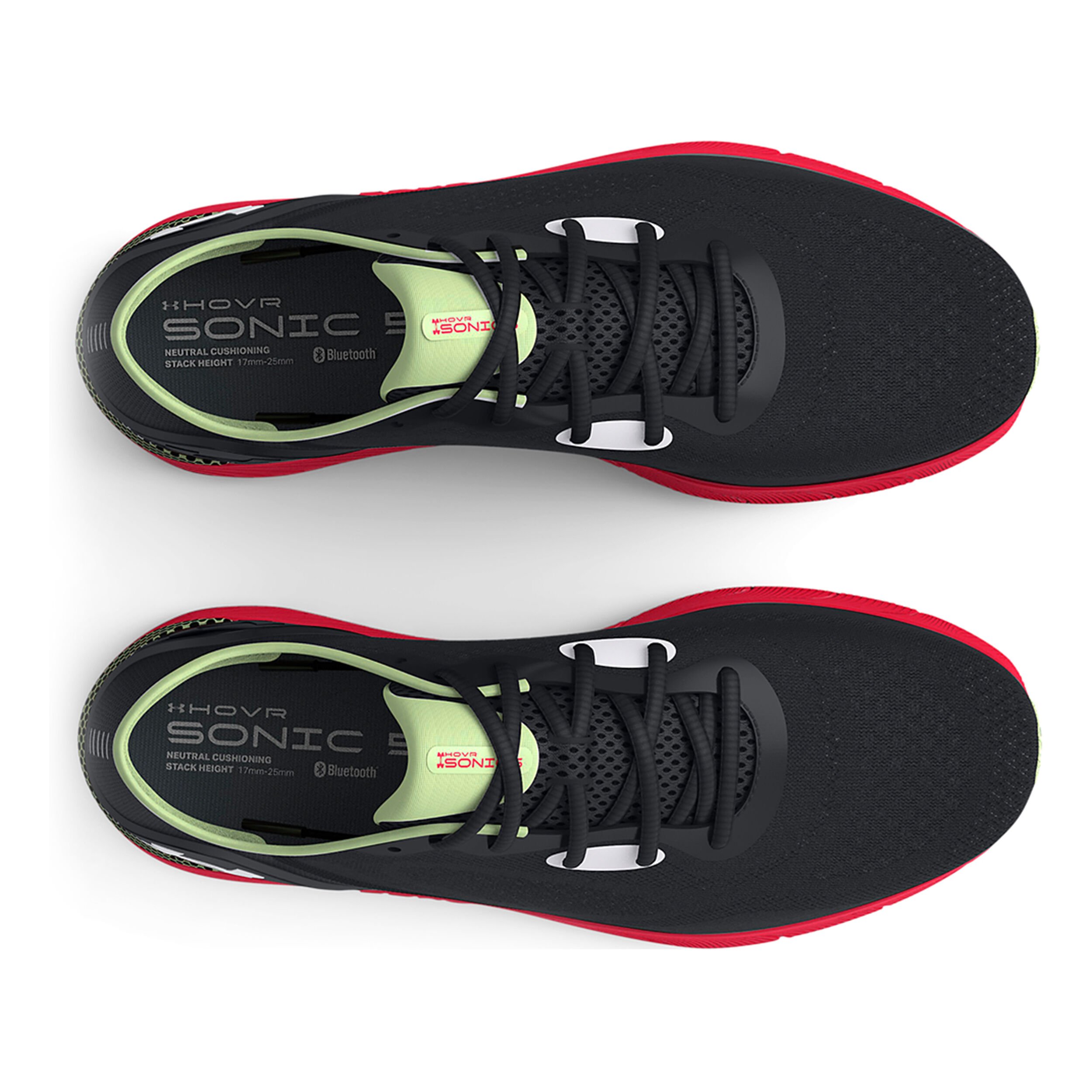 Under armour hovr black and red cheap