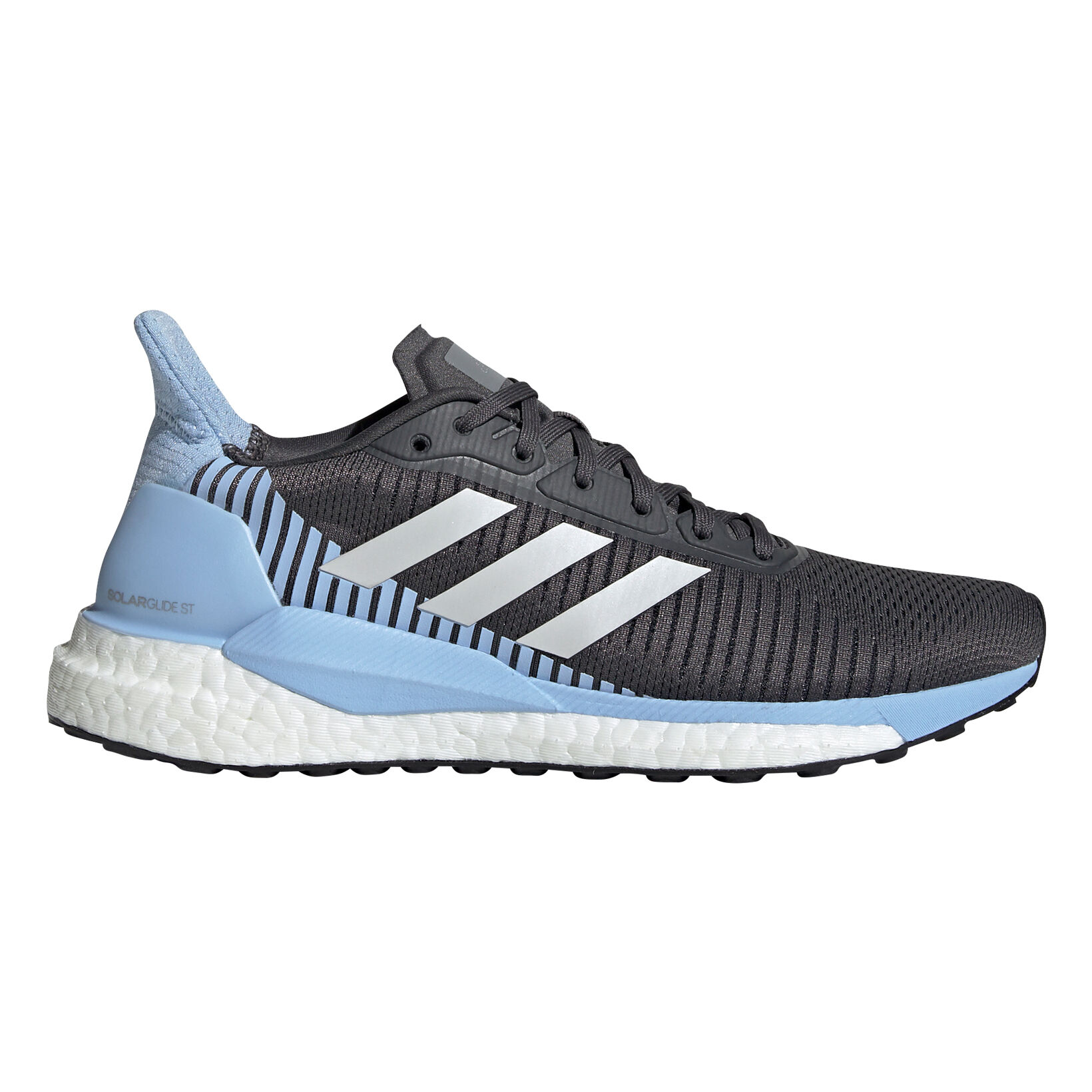Solar Glide ST 19 Stability Running Shoe Women Dark Grey Light Blue