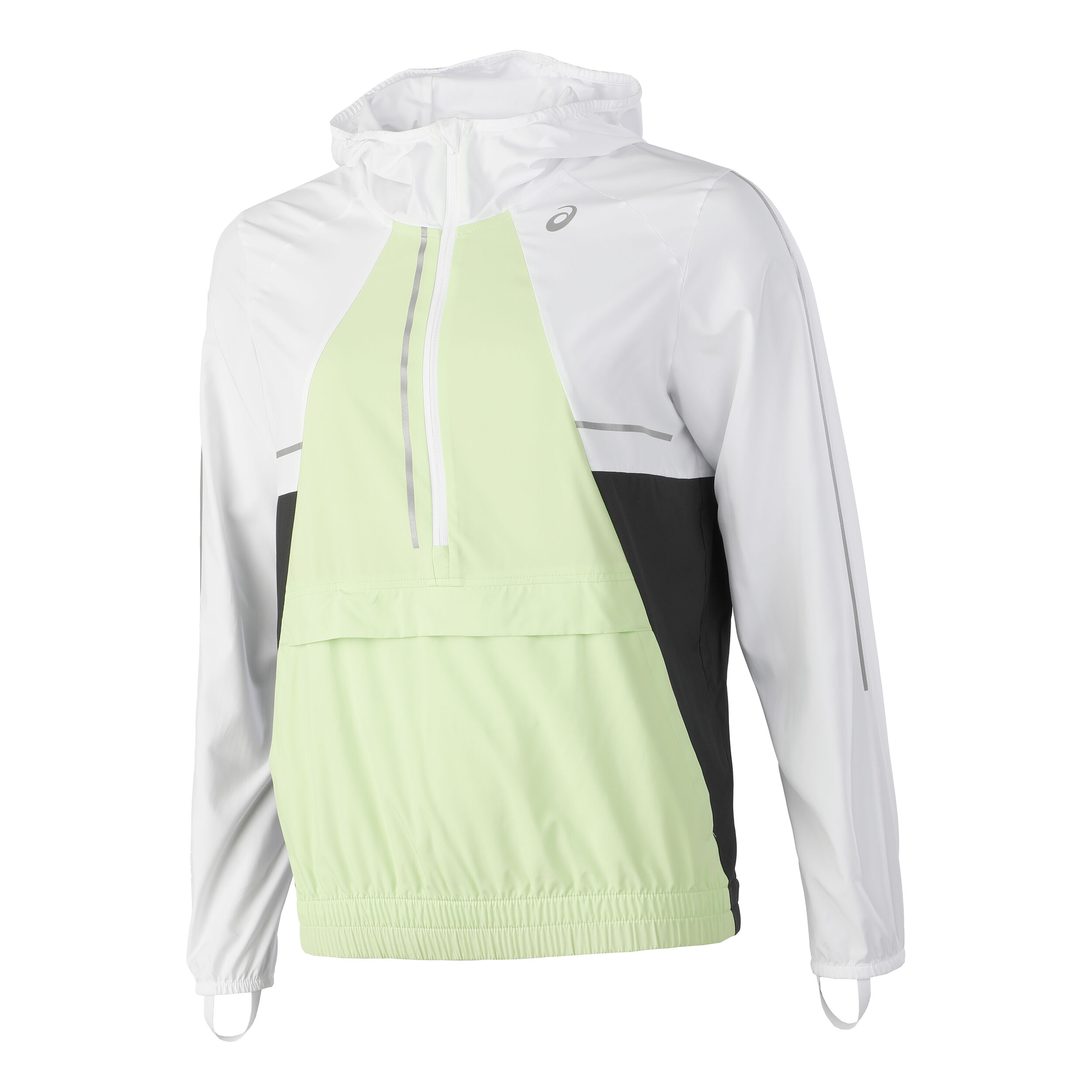 Buy ASICS Summer Lite Show Running Jacket Women White Lime online Running Point COM