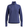Essential Thermal Midlayer 1/2 Zip Running Shirt Women-Blue