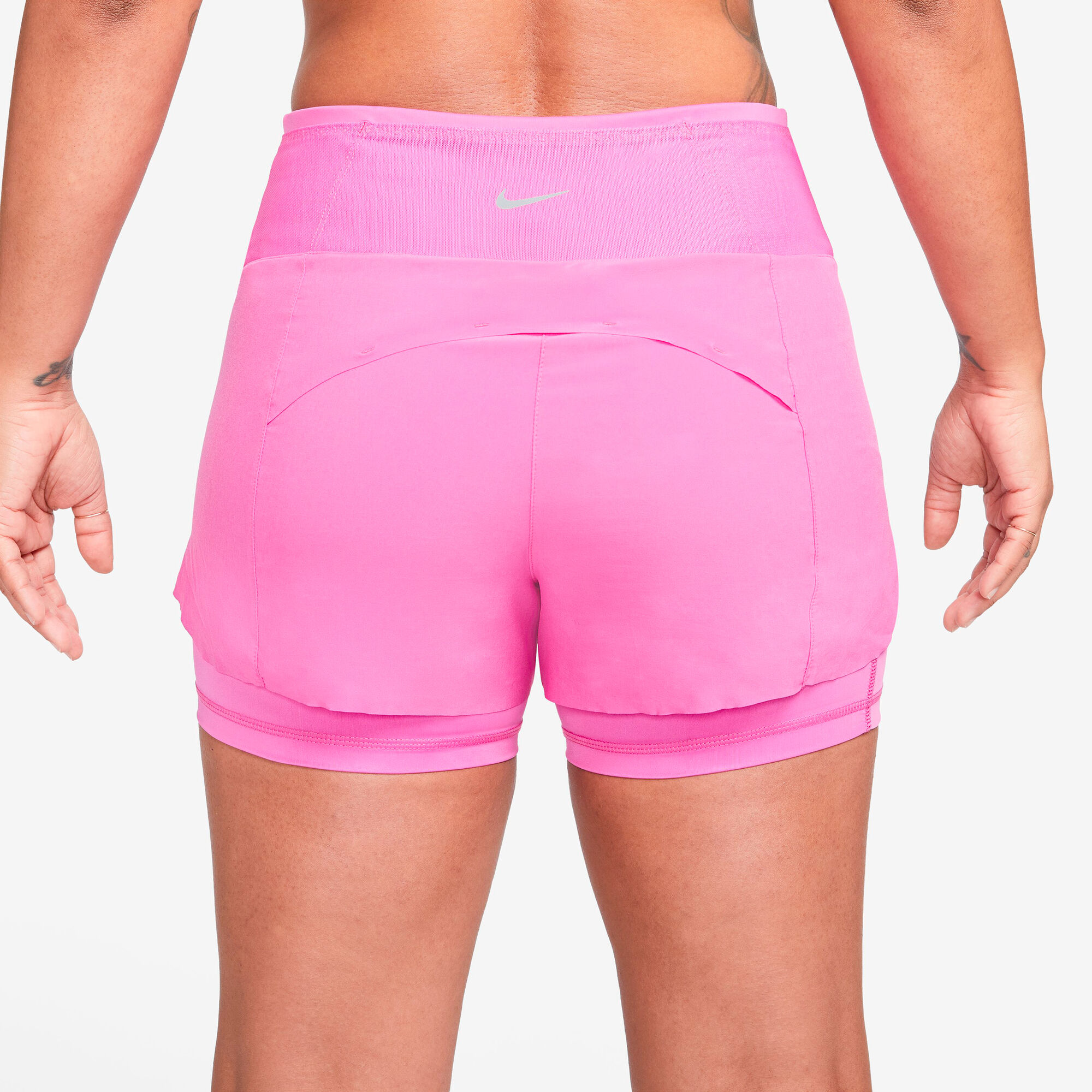 buy Nike Dri-Fit Swift Mid-Rise 3in Shorts Women - Lilac, online | Running Point