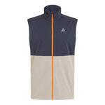 Odlo Outerwear Odlo Warm Running vests Men - lightgrey, dark grey