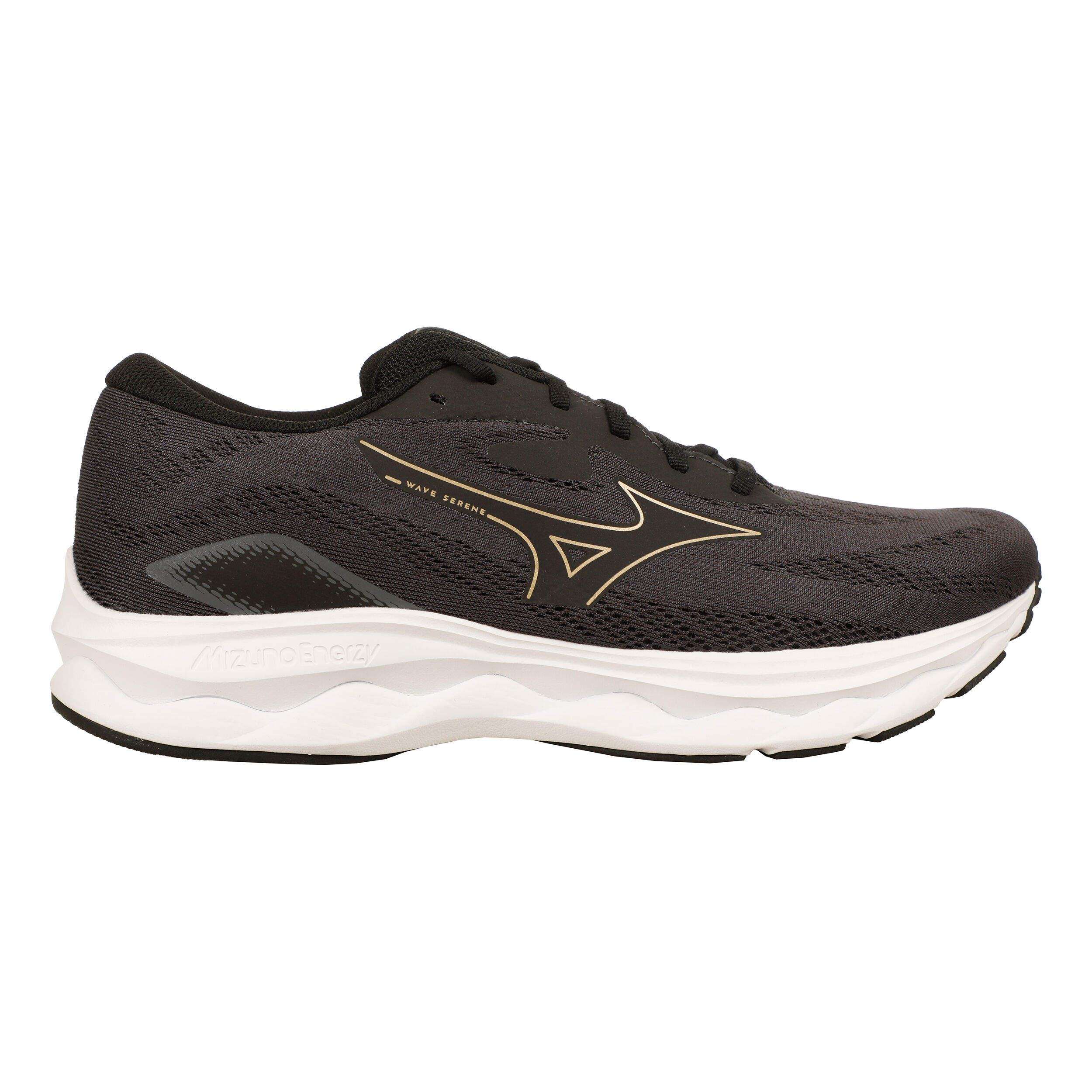 Buy Mizuno Wave Serene Neutral Running Shoe Men Black Gold online Running Point COM