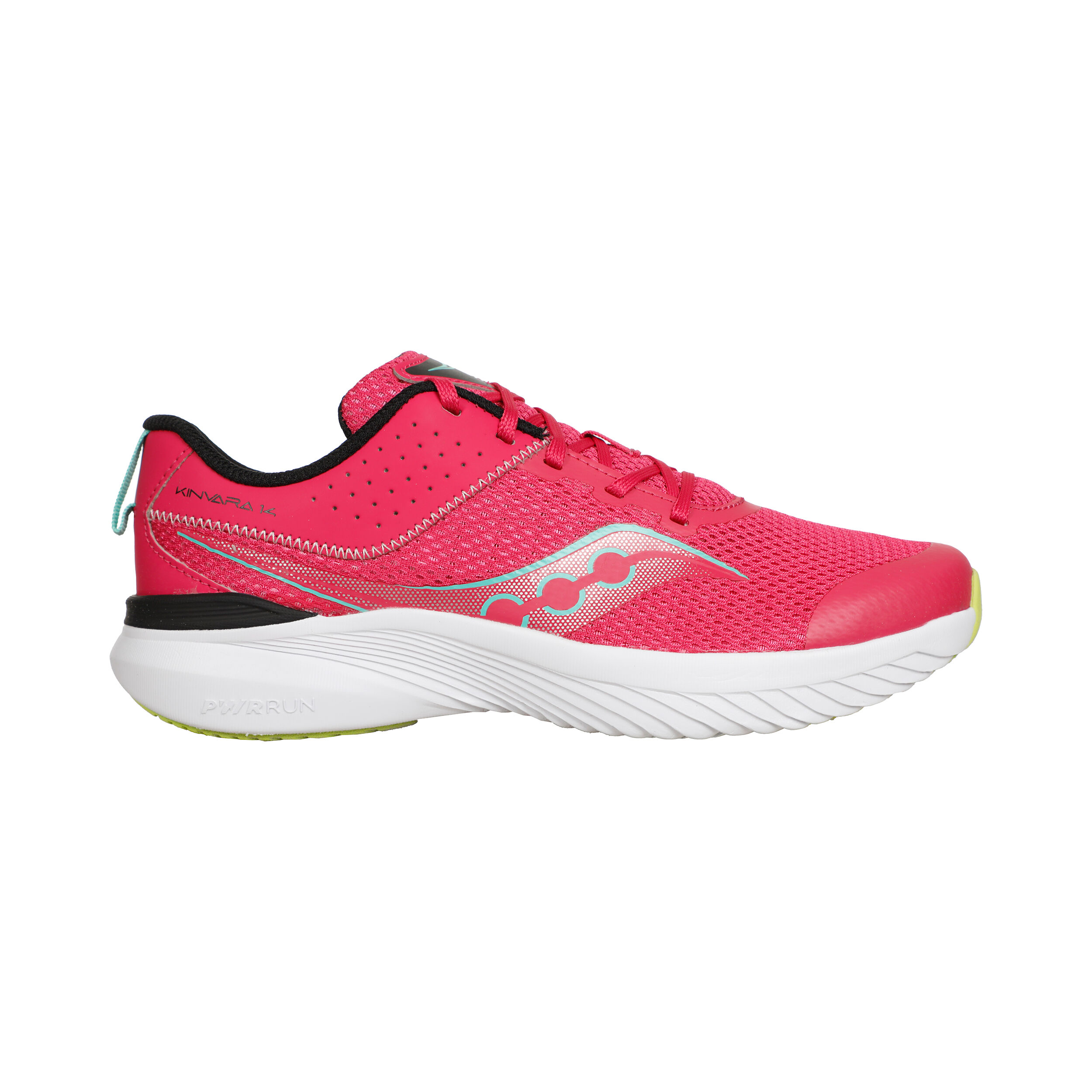 Buy Saucony Kinvara 14 Neutral Running Shoe Kids Coral Black in size 37 5 online Running Point COM