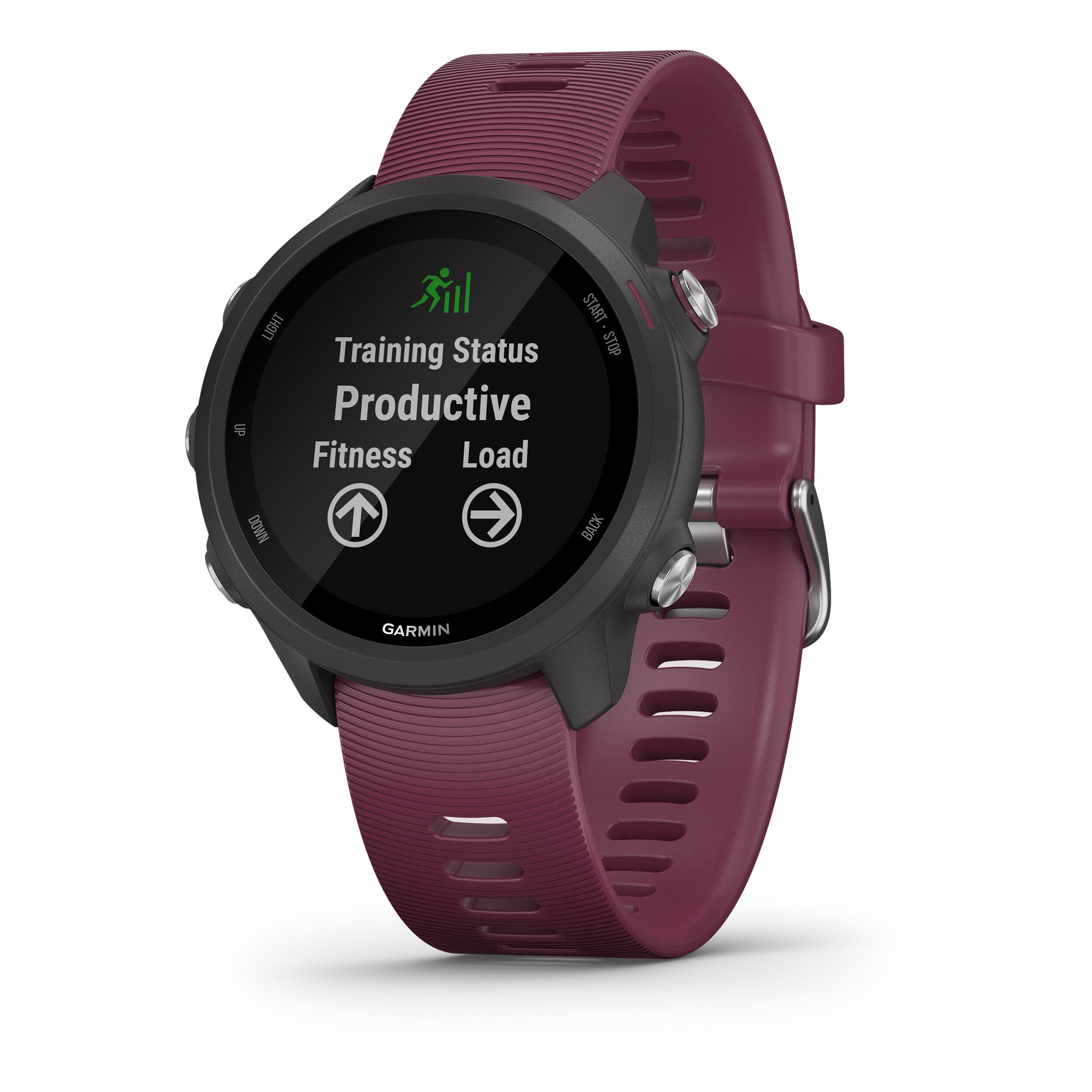 Buy Garmin Forerunner 245 Pulse Watch Berry Black online Running Point COM