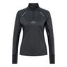 Mesa Half-Zip Running Top Women-Black