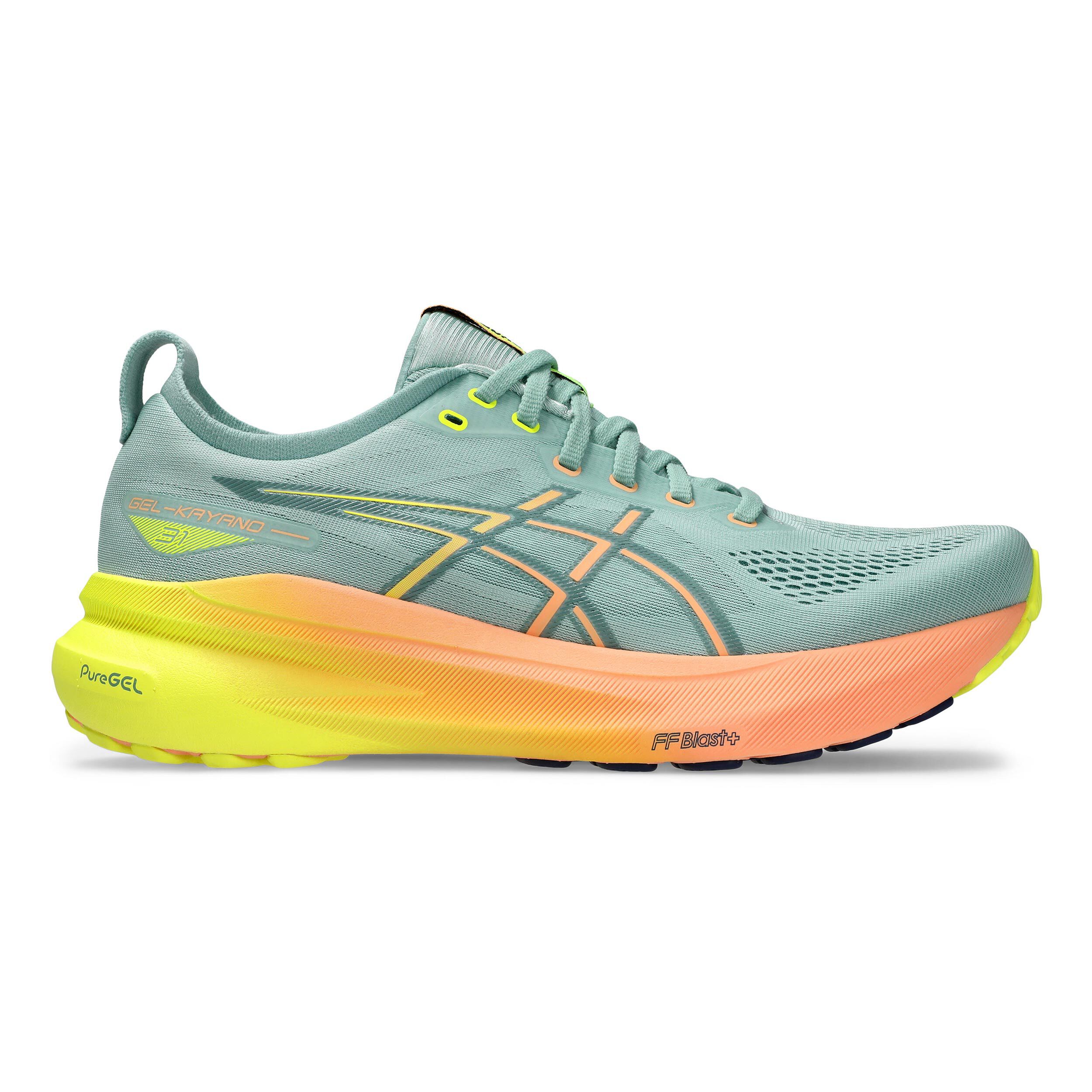 Buy ASICS Gel Kayano 31 Stability Running Shoe Men Green Orange online Running Point COM