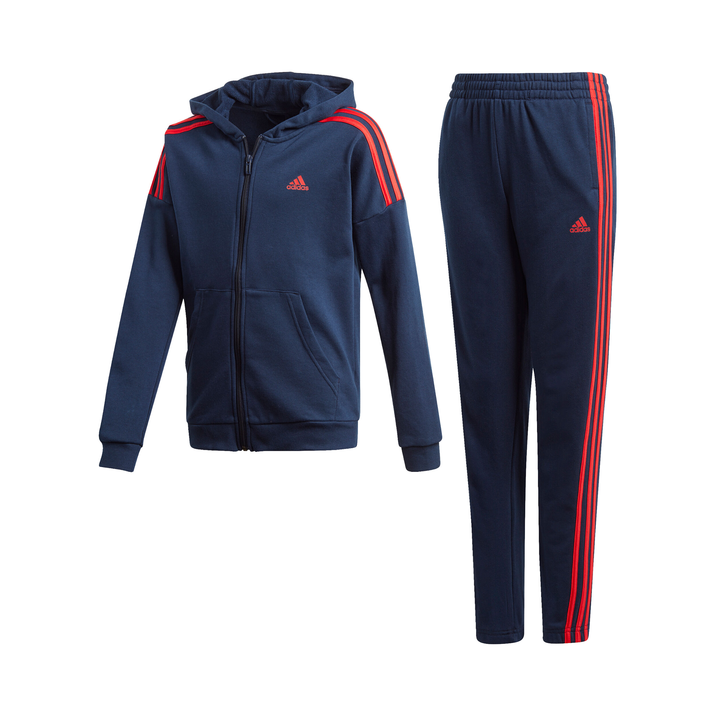 Adidas blue and red tracksuit deals