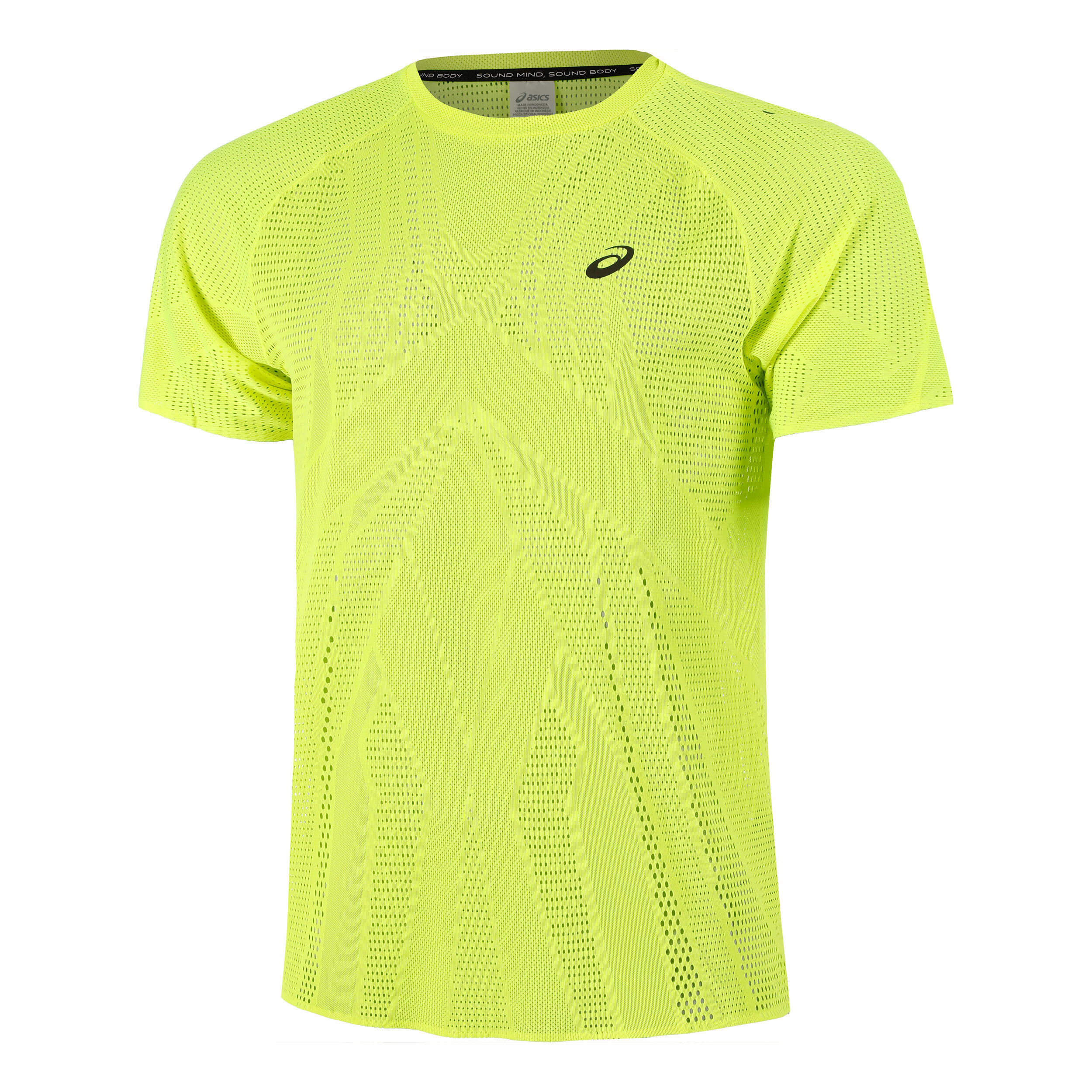 Buy ASICS Metarun Running Shirt Men Neon Yellow online | Running