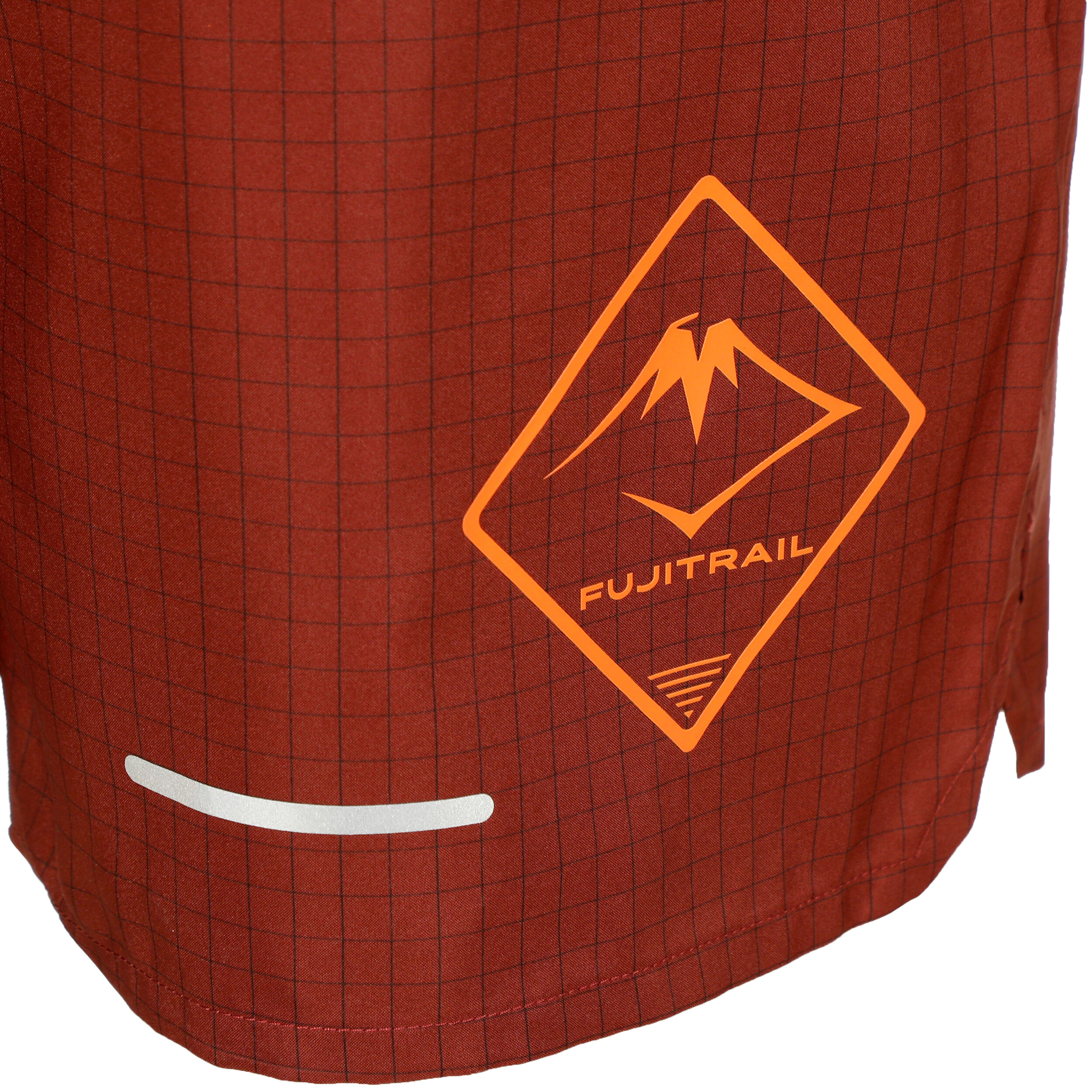 Buy ASICS Fujitrail Logo Shorts Men Dark Red, Orange online