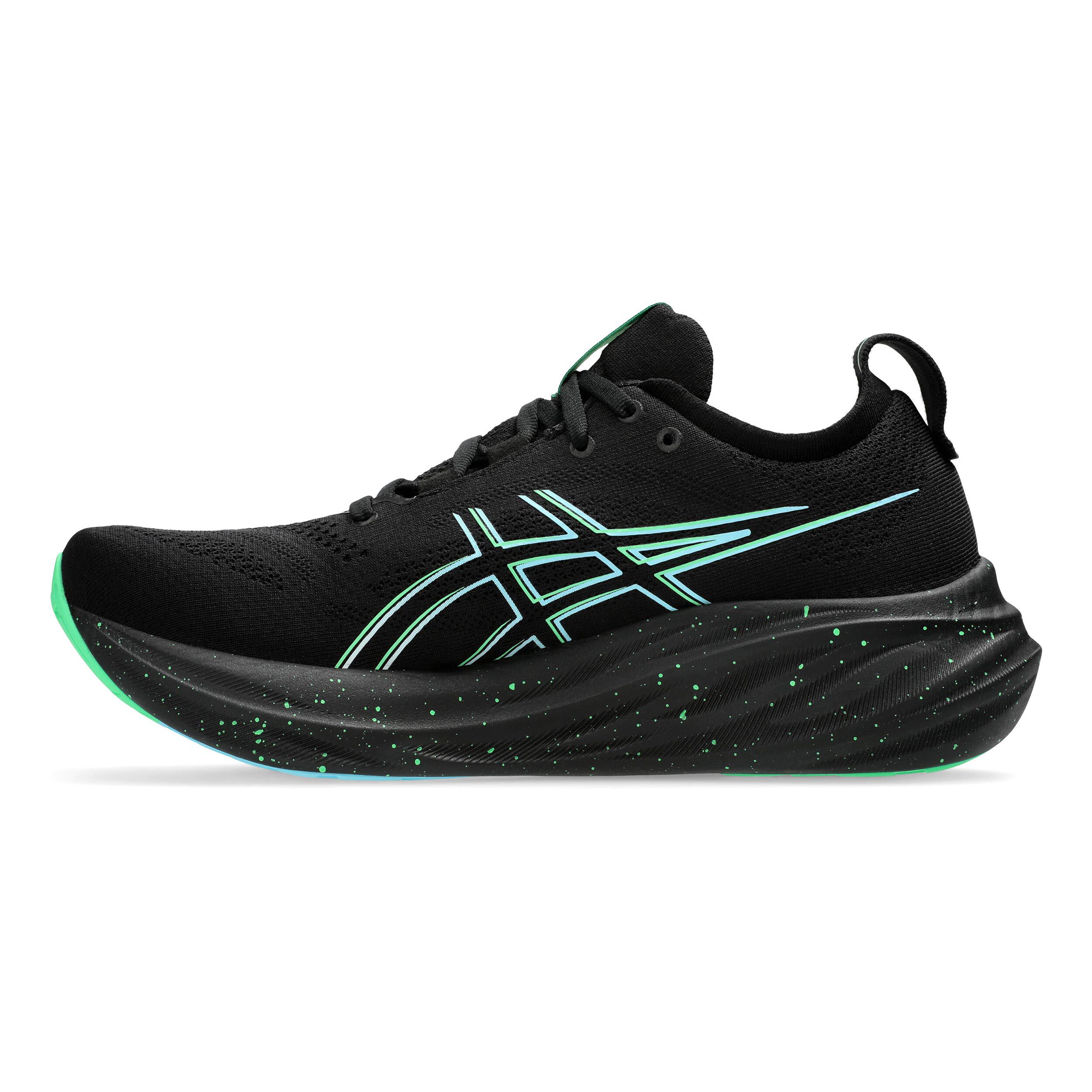 Buy ASICS Gel Nimbus 26 Neutral Running Shoe Men Black Neon Green online Running Point COM