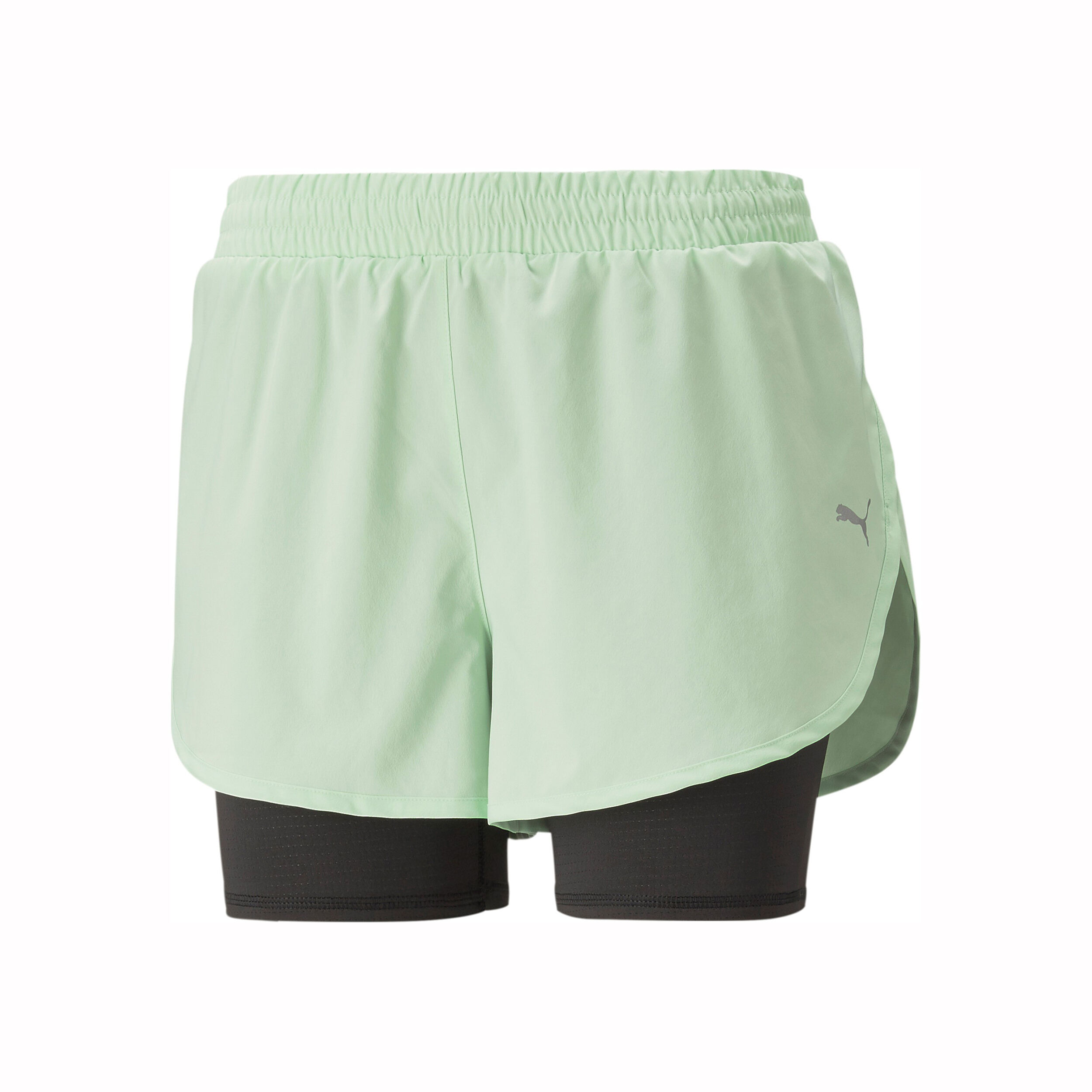 Buy Puma Run Favorite Woven 2in1 3in Shorts Women Mint Black online Running Point COM