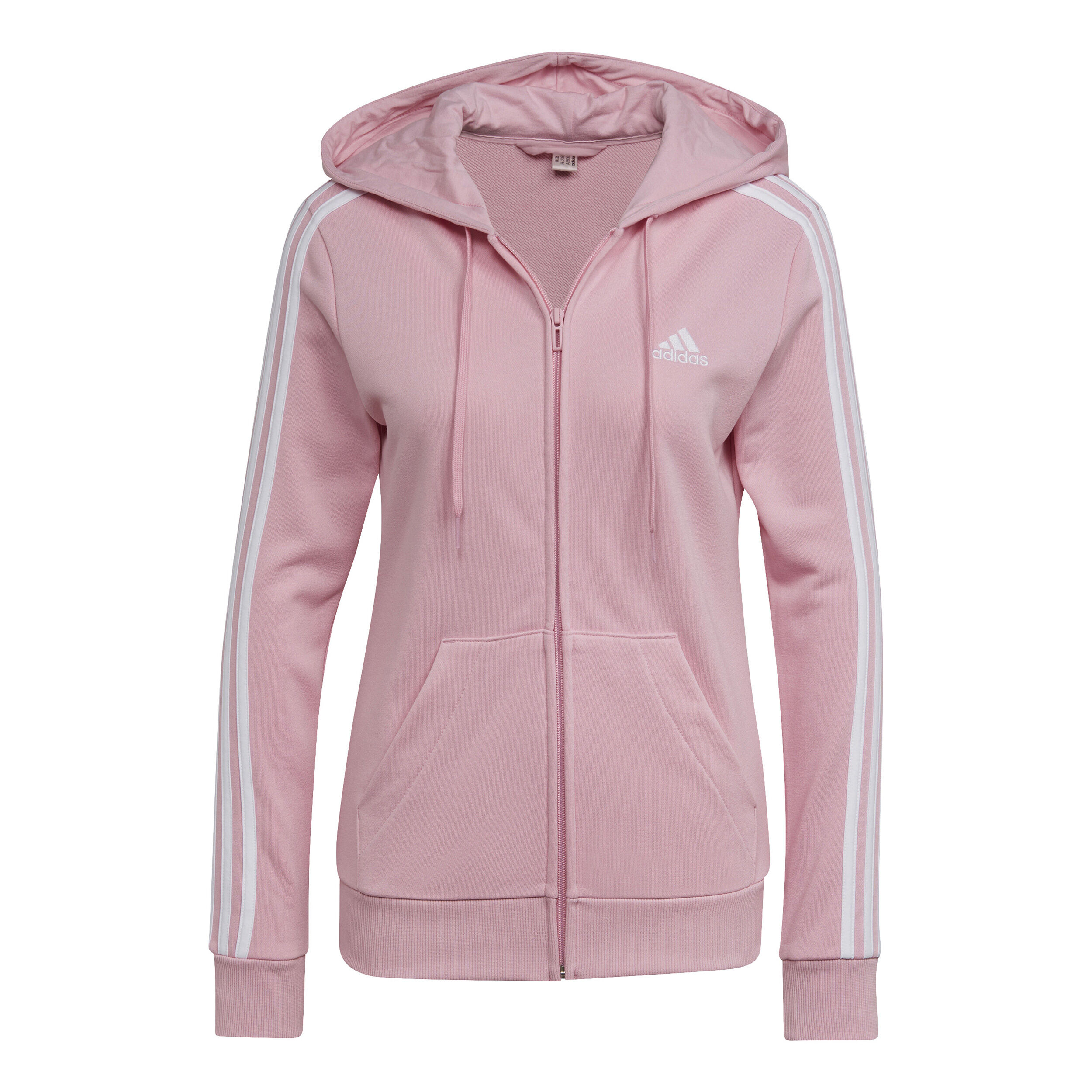 Buy adidas 3 Stripes French Terry Zip Hoodie Women Pink White online Running Point COM