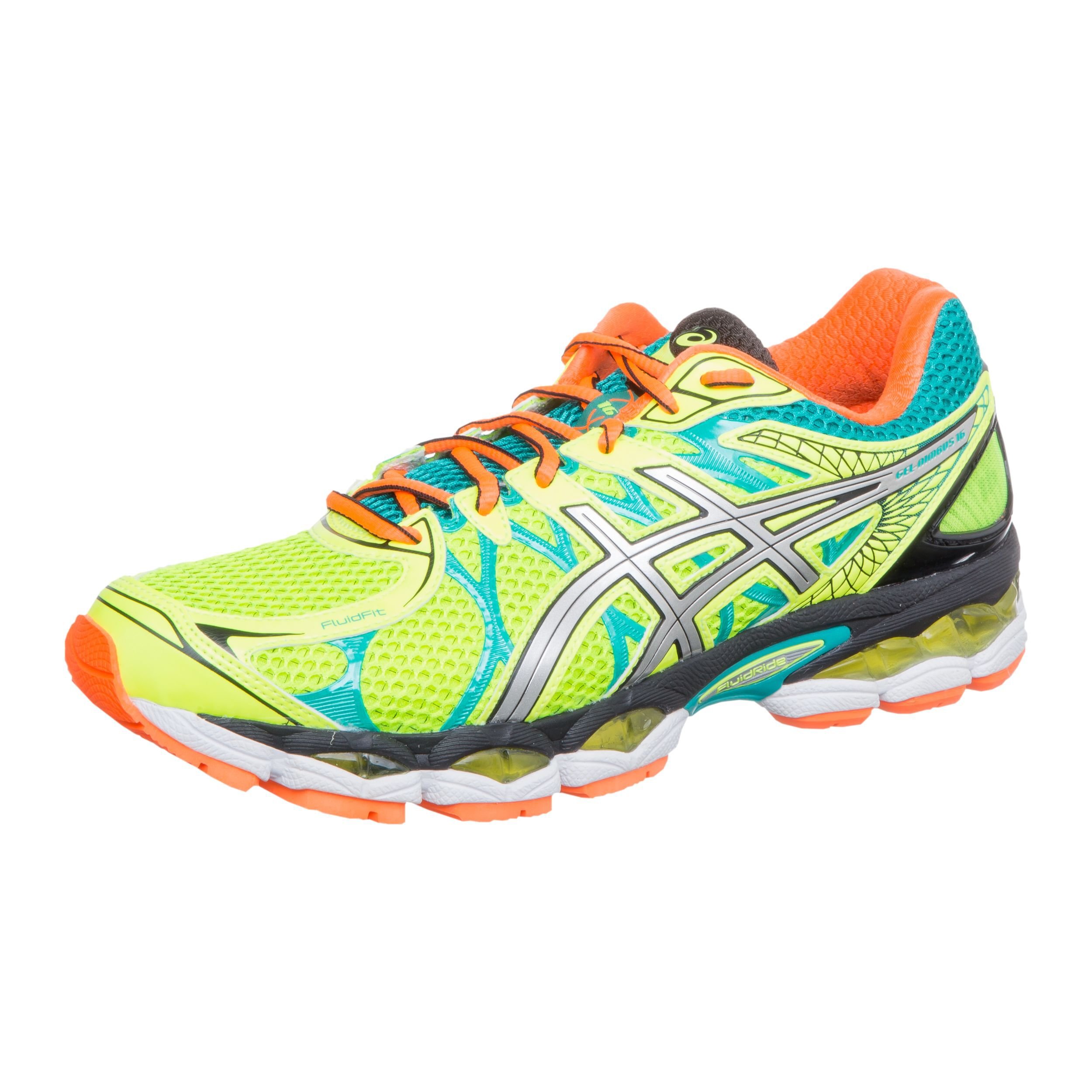 Buy ASICS Gel Nimbus 16 Neutral Running Shoe Men Neon Yellow Silver online Running Point COM