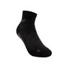 Performance Quarter Running Socks-Black