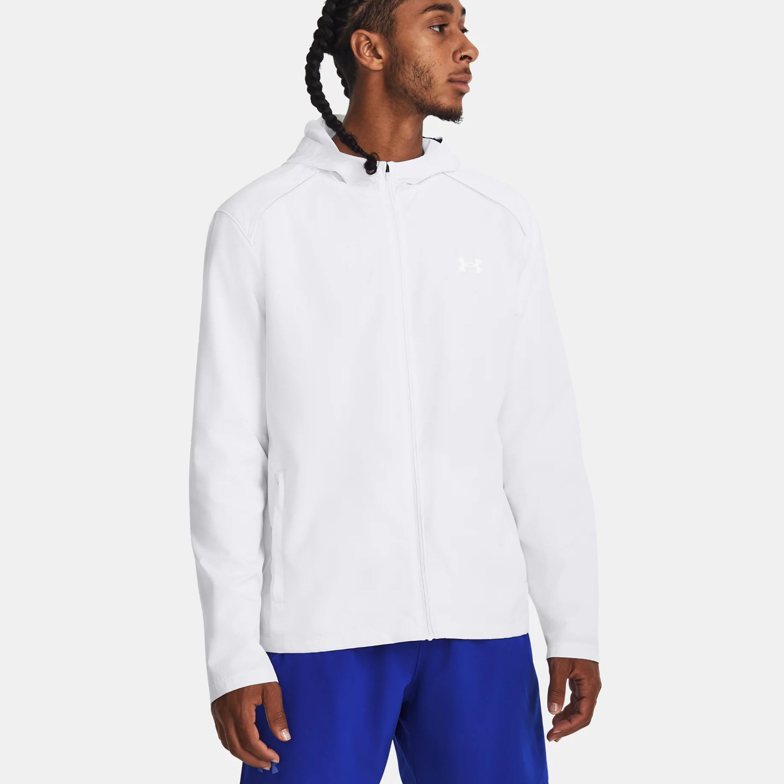 Buy Under Armour Storm Run Hooded Running Jacket Men White