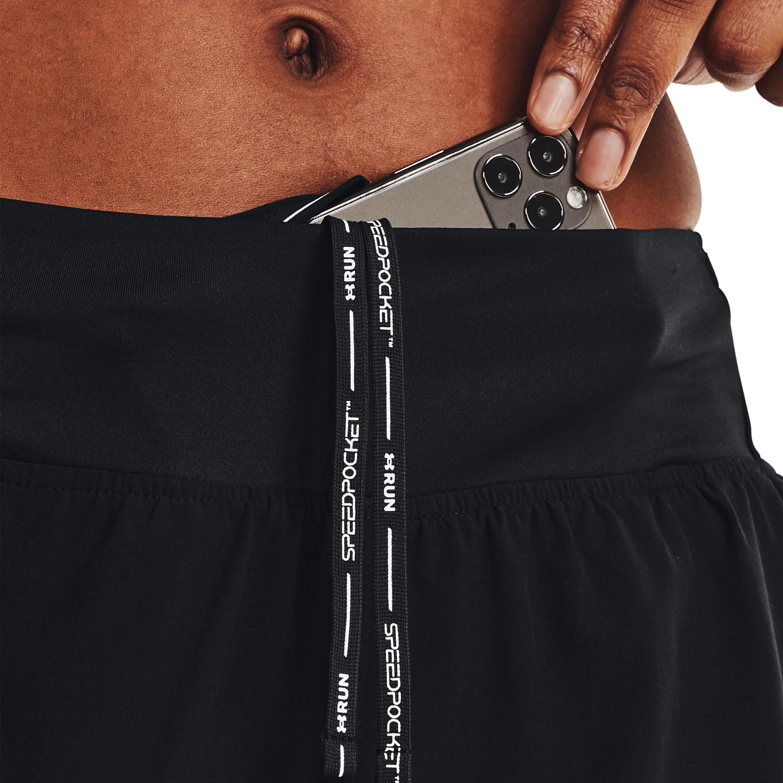Buy Under Armour Speedpocket Performance Shorts Women Black online Running Point COM