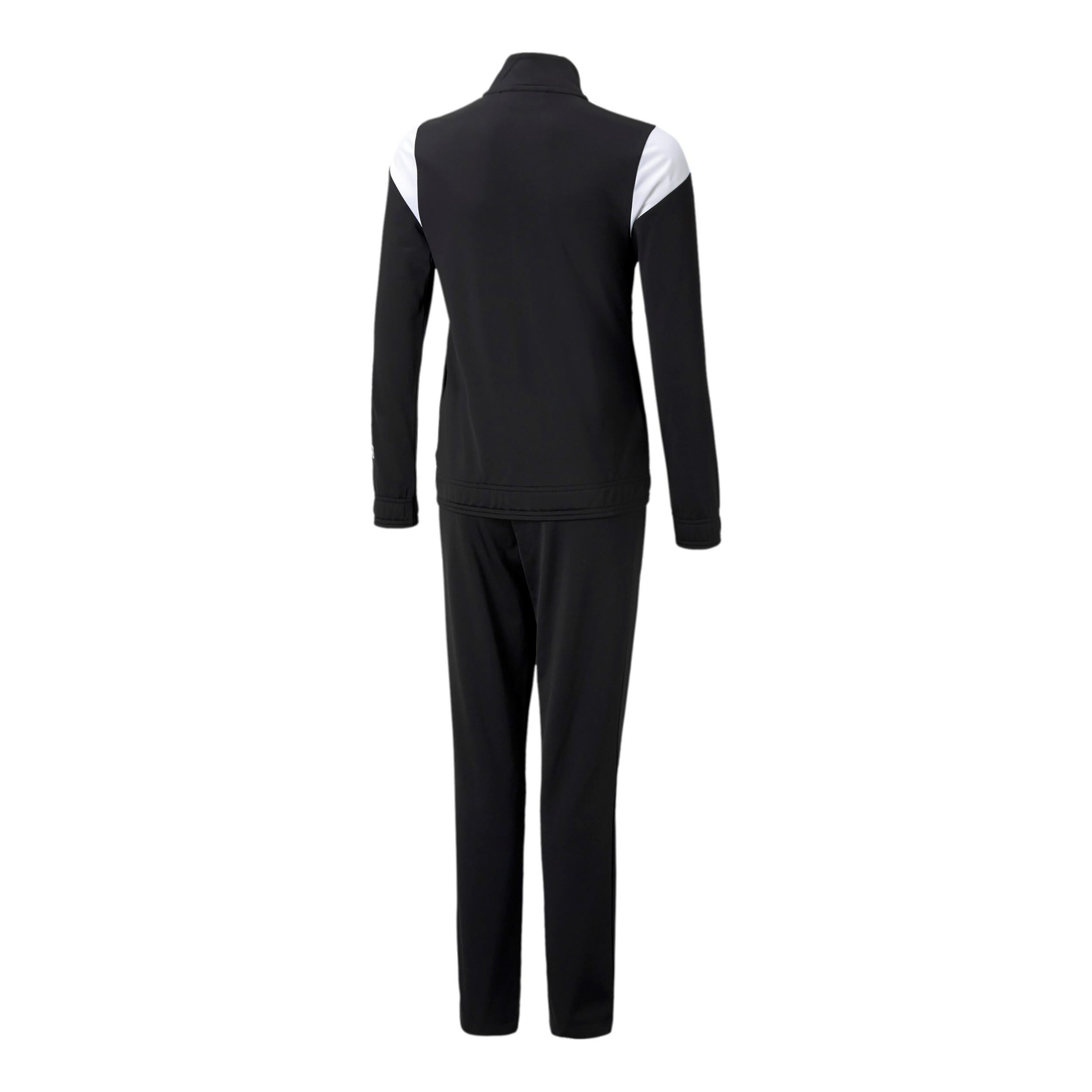 Buy Puma Tricot Tracksuit Girls Black White online Running Point COM