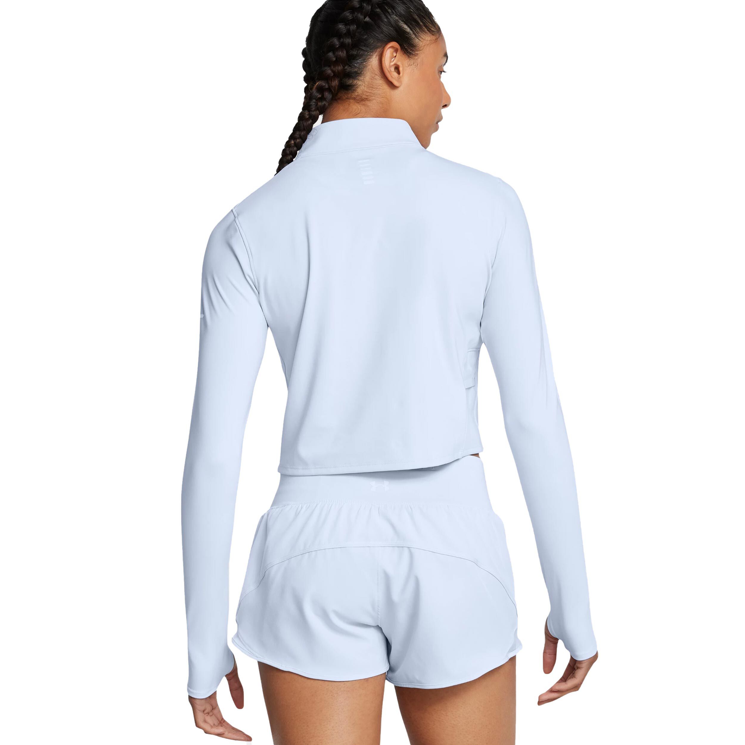 Launch Elite Half Zip Running Shirt Women - Blue