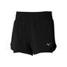 2in1 4.5 Running Shorts Women-Black
