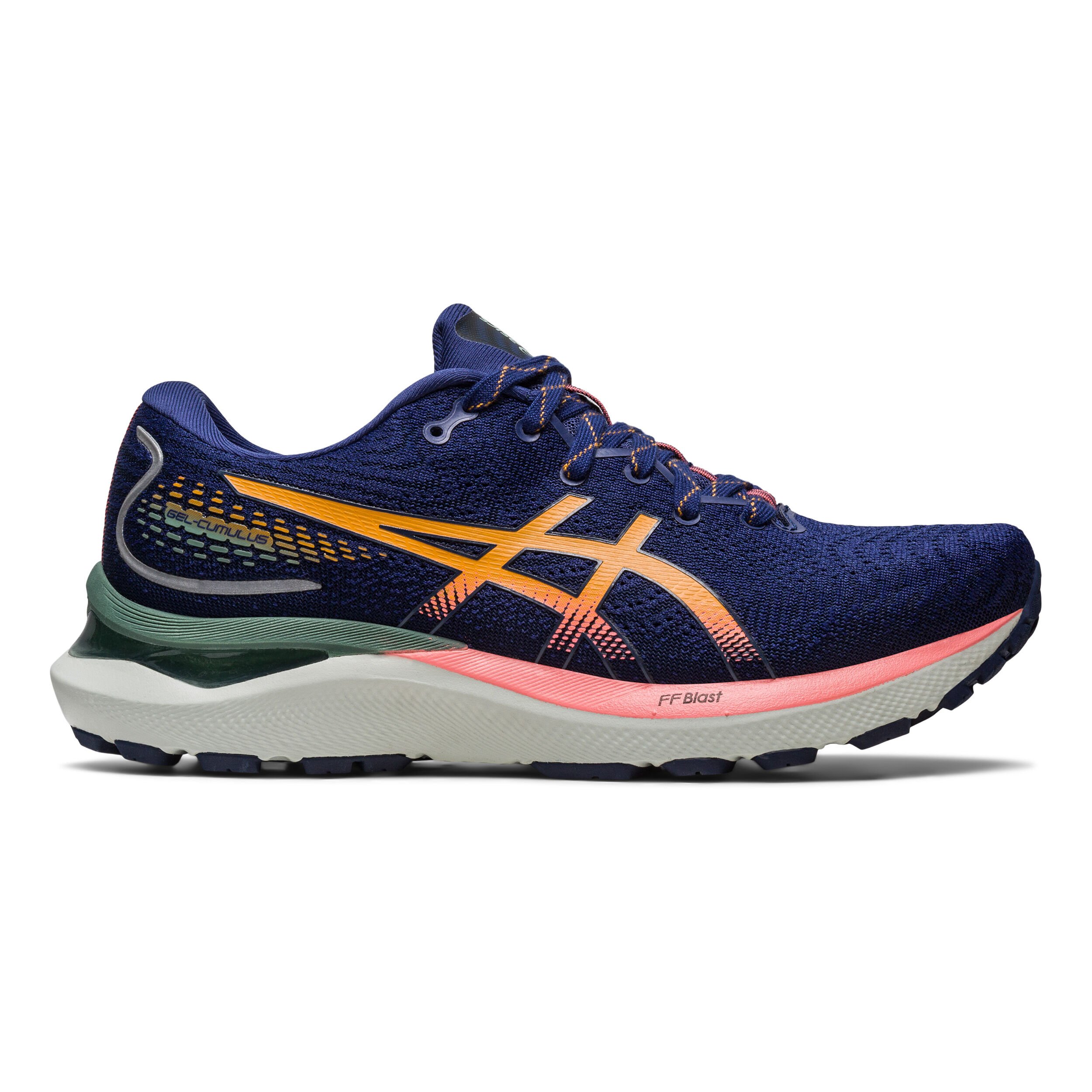 Asics blue and orange womens store