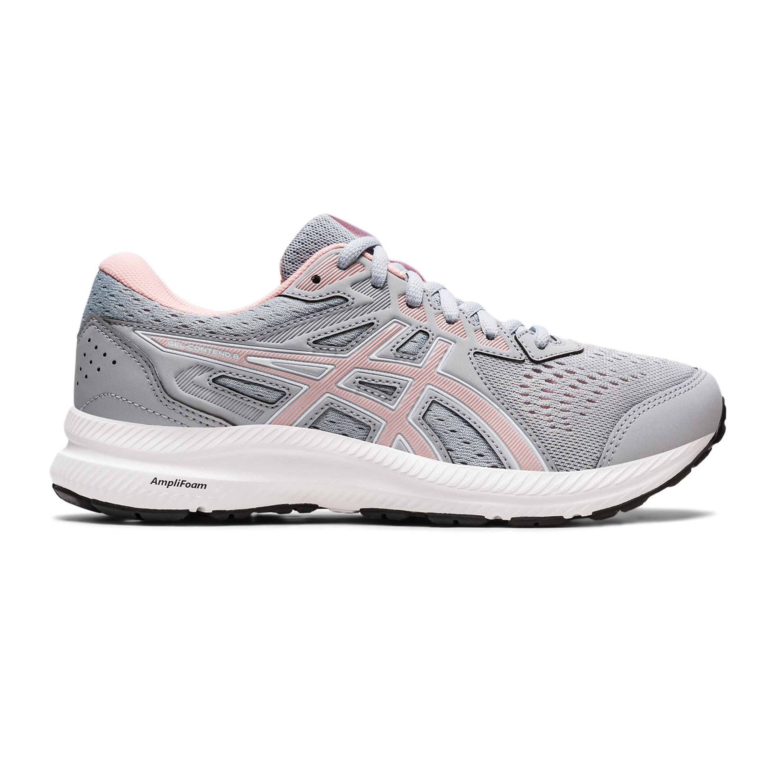 Buy ASICS Gel Contend 8 Neutral Running Shoe Women Grey Pink online Running Point COM